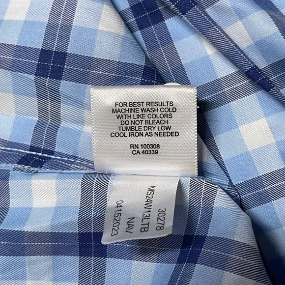 Peter Millar Men Crown Lite Performance Tech Shirt Stretch Check Size M - Picture 11 of 11